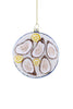 Cody Foster-Plated Oyster on Ice Blue Ornament